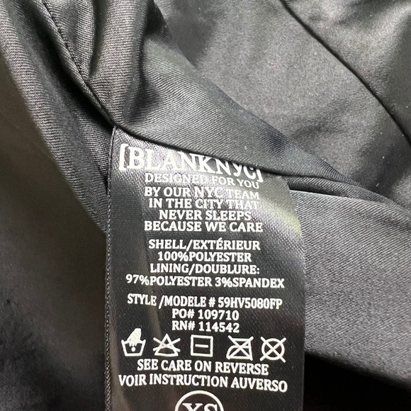 BLANKNYC Iridescent Sequin Blazer Size XS Blue Green Jacket Open Front Formal - Picture 8 of 12